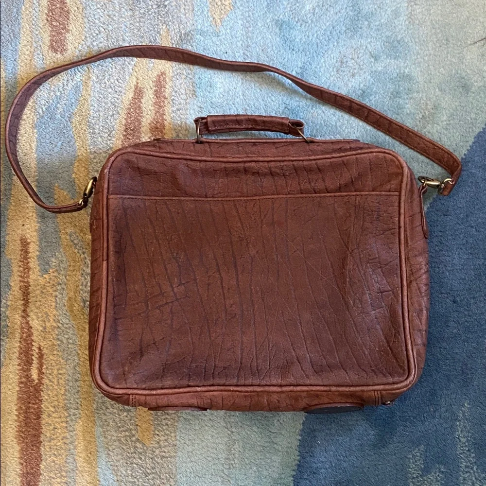 Brown Leather Computer Bag